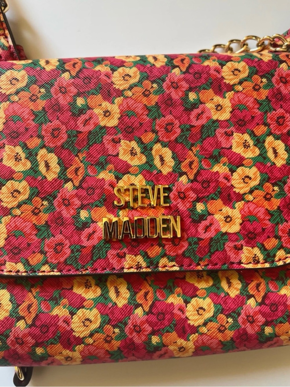 100% Authentic Steve Madden Floral Crossbody Bag - Picture 2 of 8